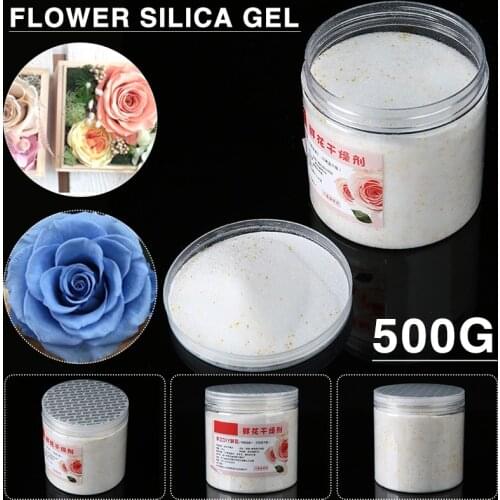 1pc 500g Reusable Silica Gel Sand Desiccant Accessories for Flower Drying DIY Craft Moth Mildew Proofing Moisture Absorbers