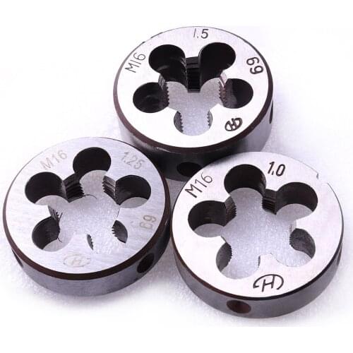 1pcs M16*1.0 Metric Right Hand Thread Hand Machine Die Wrench Set Alloy Steel Drill