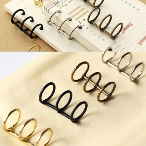 2021 New 1pc A5 A6 Metal Spiral Binder Stainless Steel Binder File Folder Clip Ring Binder Clip Iron Clip