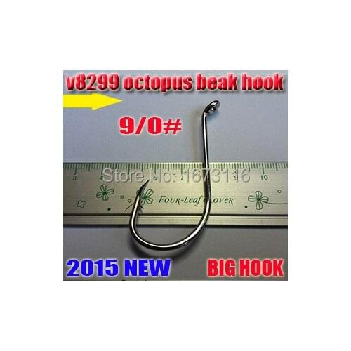 2015big hooks fishing hook octopus beak hooks size:9/0# quantity:5pcs/lot high carbon steel