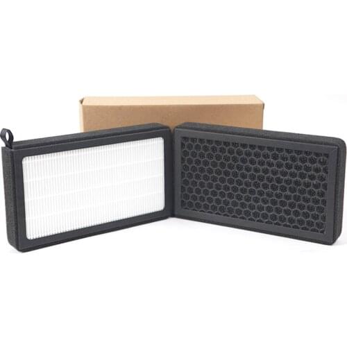 Car HEPA Activated Carbon Filter CN95 Cabin Air Filter Air Filter Screen Replaceable Air Filter Car Accessories For Model3 / X