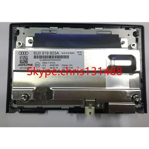 Free shipping original new 8U0919603A 8U0 919 603A 6.5 inch LCD Display for Audi Q3 A1 A3 Car GPS Navigation System