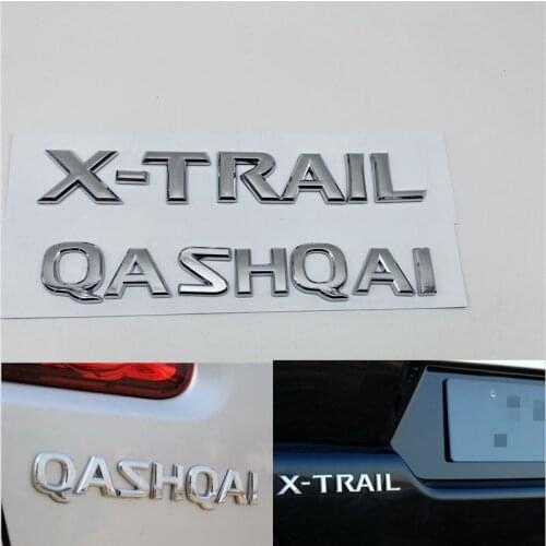 For NISSAN X-TRAIL XTrail T30 T31 2001-2013 4x4 dCi SVE Rear Boot Badge Trunk Emblem Logo For Qashqai 2007-2013