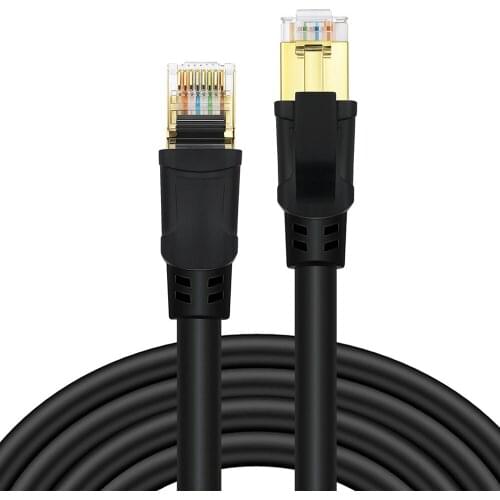 Cat8 Ethernet Cable RJ45 8P8C Network Wire 25 / 40Gbps High Speed ​​Home Internet Router Patch Cord for Router Laptop AT
