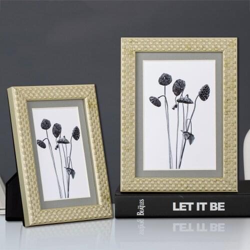 6/7/10 Inch New Chinese Solid Wood Photo Frame Southeast Asia Living Room Ornaments