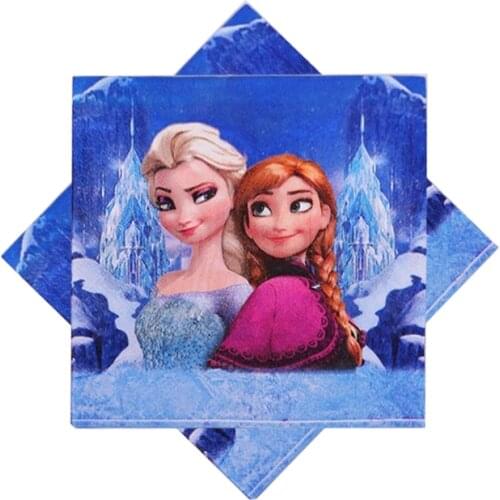 Frozen Princess Kid Happy Birthday Party Supplies Elsa Festival Decoration Event Favor Girl Tablecloth Cake Topper Pinata Gift