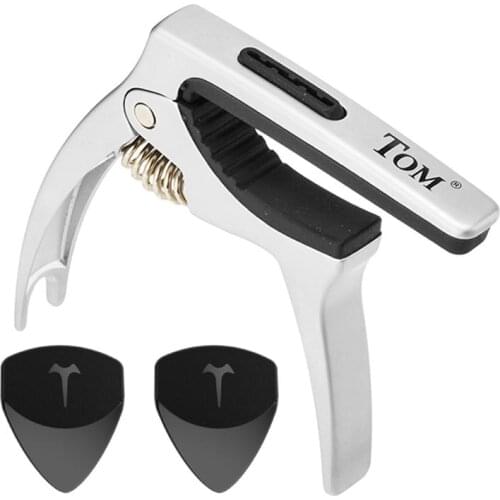 Flanger Guitar Capo Metal Alloy Versatile Guitar Capo W/Bridge Pin Puller 2021 Capotraste with Pick zinc alloy + plastic