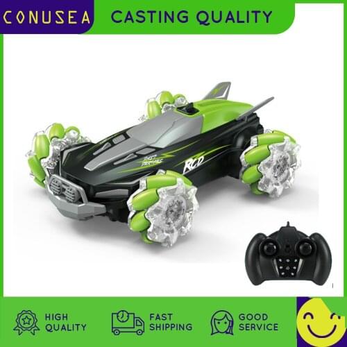 4WD Rc Car Gesture Remote Control Stunt Drift Cars Cool Spray Lighting Special Effects Radio-Controlled Toy for Boy Kid Children