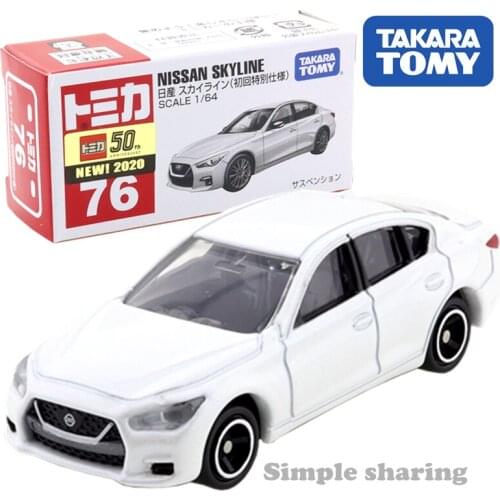 Takara Tomy Tomica No.76 Nissan Skyline 1/64 Special White Car Kids Toys Motor Vehicle Diecast Metal Model