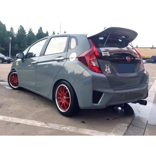 Roof Spoiler Wing Type JDM Carbon Fibre Spoiler Carbon Fibre Sport Car Refitting Accessories for Honda JAZZ FIT Gk5 2014 - 2019