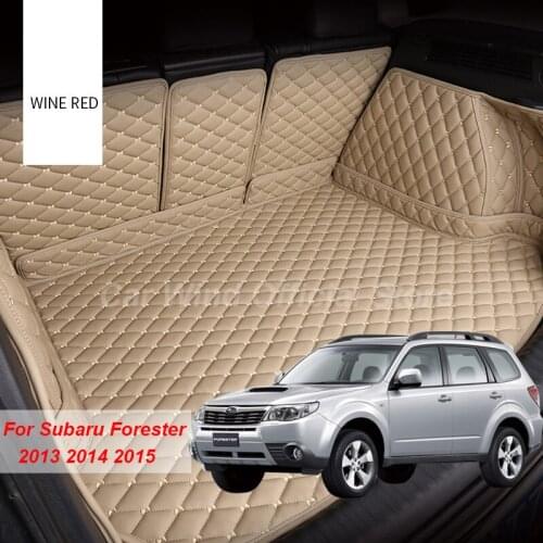 High quality Car Trunk Mats For Subaru Forester 2013 2014 2015 Cargo Liner Accessories