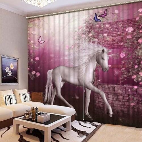 3D Printing Curtains Beautiful variety of Lifelike HD Scenery 3D Curtains Bedroom Living Room Sunshade Window Curtain CL-084