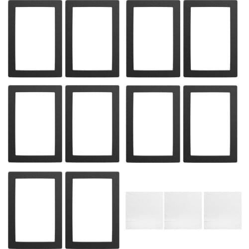 9.5 x 6.7inch Protection Black LCD Gasket from Resin Spill with Non-dust Cloths Compatible for 8.9 Inch Resin 3D Printer Screen