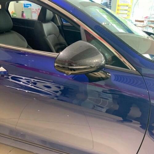 For KIA Optima K5 2020 2021 ABS Carbon Fiber Side Door Rear View Mirror Cover Trim Wind Mirror Sticker Accessory Car Styling