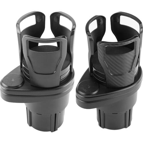 2 In 1 Vehicle-mounted Slip-proof Cup Holder 360 Degree Rotating Water Car Cup Holder Multifunctional Dual Houder Auto Accessory