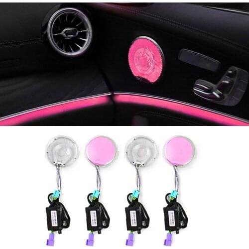 3/64 colors Door Ambient Light RGB Mood light Atmosphere Light For Mercedes Benz C GLC W205 X253 Interior Decor