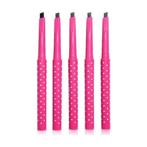 Automatic rotating square machete eyebrow pencil waterproof 5colors can choose