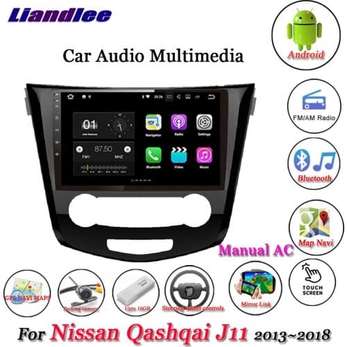 Car Android System For Nissan Qashqai J11 2013-2018 Multimedia Player Stereo Radio Video GPS Navigation