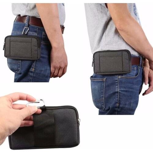 Hook Loop Waistband Belt Phone Case Bags Pouch For Huawei Mate 20 Pro,Mate 20 RS Porsche Design,For Galaxy J6+/J4