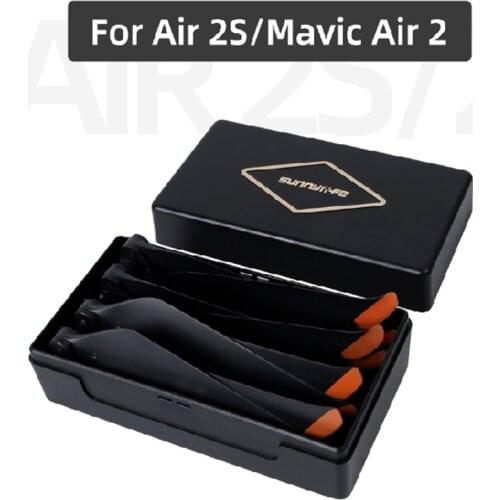For DJI Air 2S/ Mavic Air 2 Propeller Storage Box Shockproof Dustproof Protective Propeller Case Bag for Mavic Air 2 Accessories