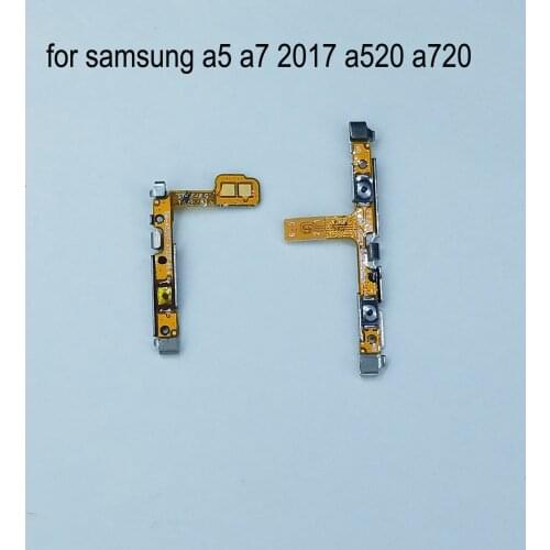 For Samsung Galaxy A5 2017 A520 A520F A7 2017 A720 A720F Original Phone Housing Power Volume Button On Off Key Flex Cable