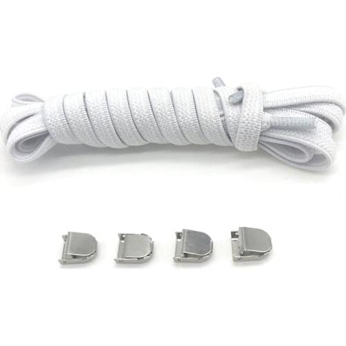 Elastic Shoelaces No Tie Shoe laces Outdoor Leisure Sneakers Quick Safety Flat Shoe lace Kids And Adult Unisex Lazy laces 1 Pair