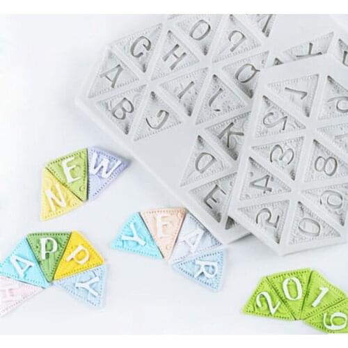 Digital Flag Mould Silicone Mold Fondant Cake Decorating Tool Gumpaste Sugarcraft Chocolate Forms Bakeware