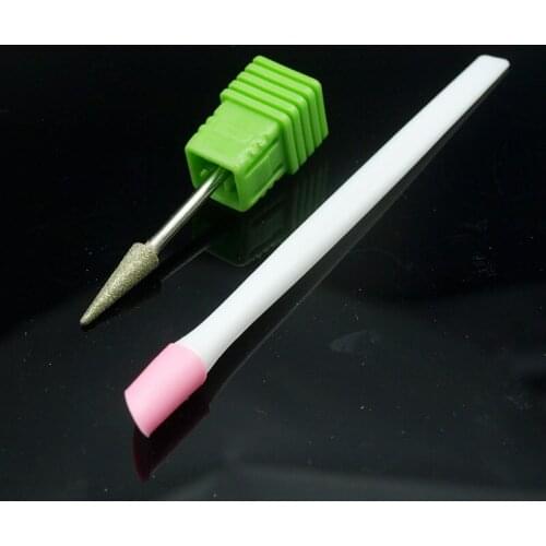 EasyNail 1 PCS 3/32" Diamond Burrs Drill Bit Nails Stainless Steel Cutter For Manicure Professional Remove Nail Gel Tools