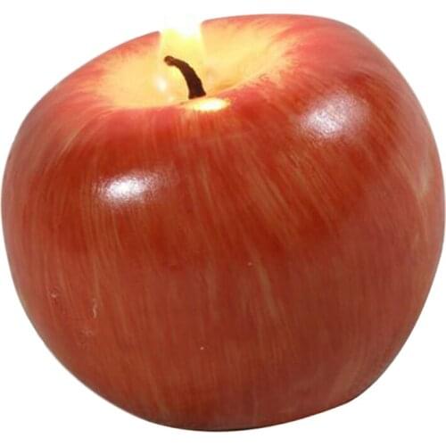 Artificial Apple Fragrant Candle for Romantic Wedding Birthday Xmas Party L