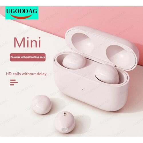 Mini Invisible Bluetooth Earphone TWS In Ear Wireless Earbuds Waterproof Sports Stereo Headset Touch Control with Charging Case