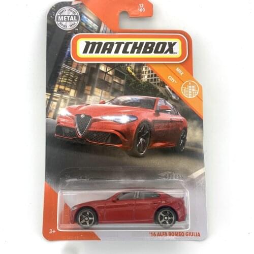 2020 Matchbox 1/64 Car 16 ALFA ROMEO GIULIA Collector Edition Metal Diecast Model Car Kids Toys