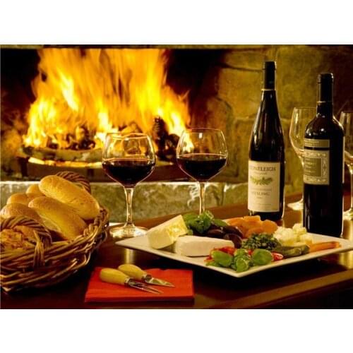 Bear Cross Stitch Embroidery Kits scenery Cotton Thread Painting Diy Needlework Dmc New Year Home Christmas Gift