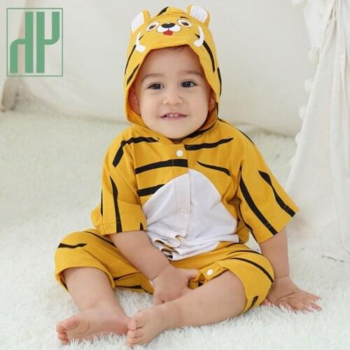 HH 2021 New Summer Baby Rompers Kids Cute Animals Clothes Baby Girl Clothes Cotton Childrens Clothing Overalls And Jumpsuits