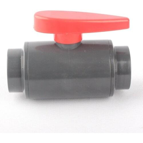NuoNuoWell ANSI 1"(33.4mm) Inner Diameter PVC Plastic Ball Valve Greenhouse Standard Irrigation Pipe Adapter Aquarium Fittings