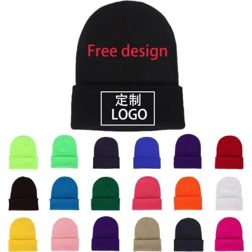Pure Color Light Board Knitted Hat Womens All-match Fashion Sleeve Hat Autumn and Winter Warm Wool Hat