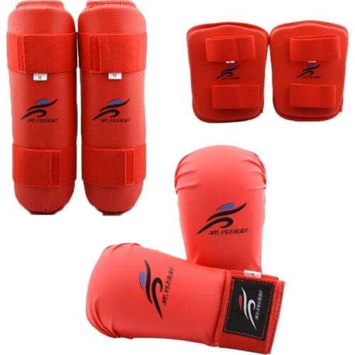 Kick Boxing Gloves MMA Men Boxeo Taekwondo Sparring Gear Karate Palm Guard Forearm Arm Protect Leg Shin Pad Training Equipment