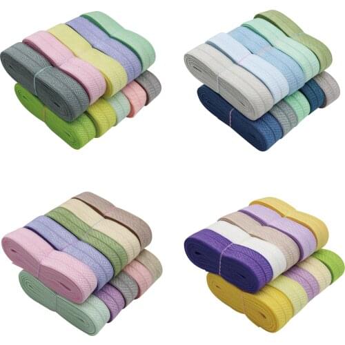 Popular 5/8'' soild color elastic hair accessories ribbon elastic ponytail Hair Tie Headwear 20yards/lot 2yards each color