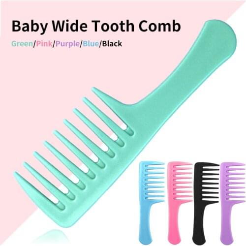 Hot Sale Fashion Baby Large Wide Tooth Comb Anti-Static Abs Heat-resistant Hairdressing Massage Styling Comb