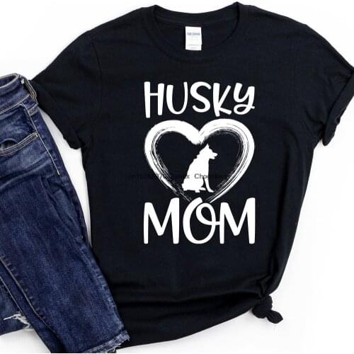 Siberian Husky Mom Shirt Hoodie Cute Husky Dog Mom Gift Husky Dog Lover Shirt