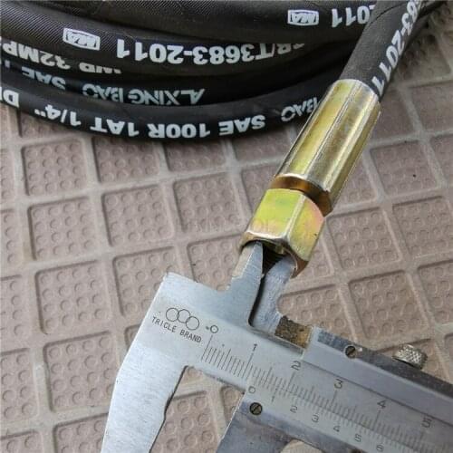 Steel wire tube pneumatic gun butter machine foot gun hose gun handle high pressure oil corrosion resistant thick thick tube