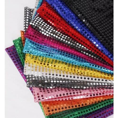 Stage decoration fabric sequin poly shiny fabric wedding party decoration fabric DIY stage cosplay Dress 1M/lot