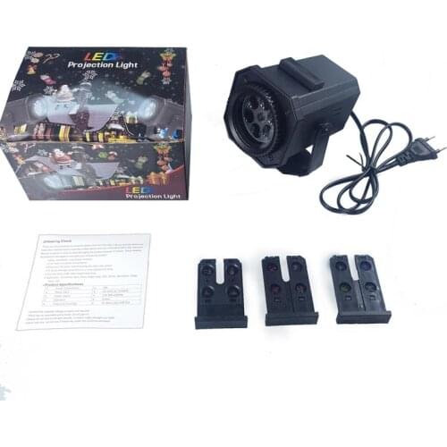 Christmas Pattern Outdoor LED Color LED Tour Lights Christmas Snowflake Projector Lamp Spotlight Home Decoration Lights