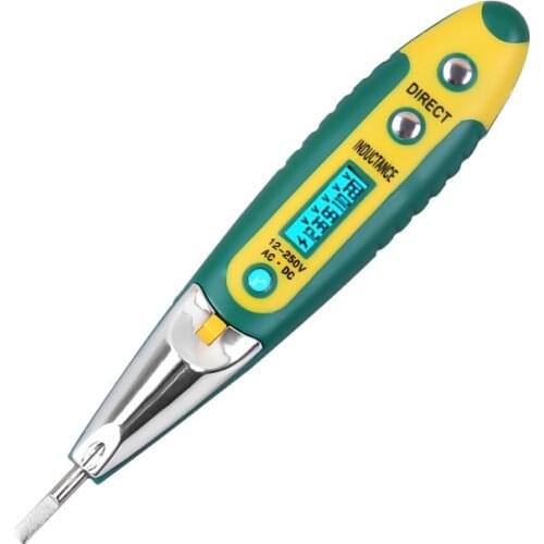 High precision electrical tester pen screwdriver 220V AC DC Outlet Circuit Voltage Detector Test Pen With Night Vision
