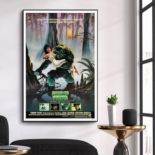 WM3176 Swamp Thing Wonderful Classic Movie HD Silk Fabric Poster Art Decor Indoor Painting Gift