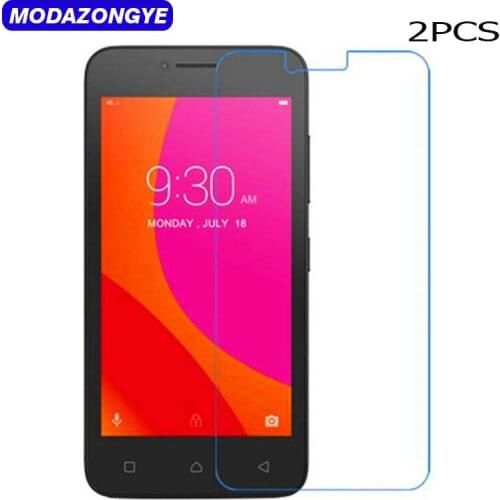 2Pcs For Lenovo Vibe B a2016a40 a 2016a40 Tempered Glass For Lenovo A1010 a1010a20 A 1010 A Plus Screen Protector Glass Film