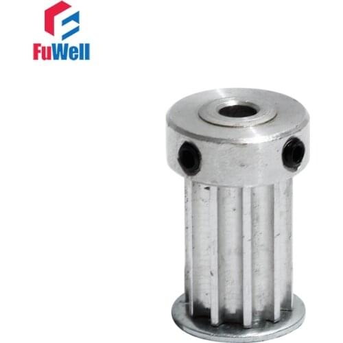 HTD5M 10T Timing Pulley 21mm Belt Width 10Teeth Transmission Pulley 5/6/6.35/7/8mm Bore Aluminum Alloy 5M Toothed Belt Pulley