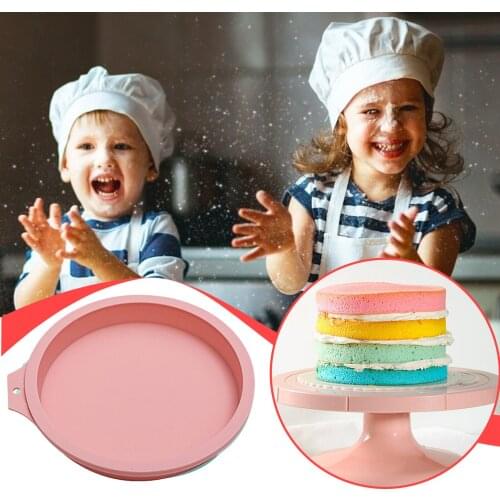 1/4Pcs Silicone Layered Cake Round Shape Mold Kitchen Bakeware DIY Desserts Baking Mold Mousse Cake Moulds Baking Pan Tools