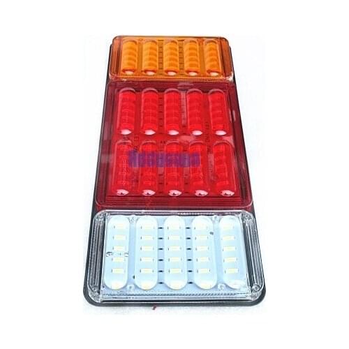 140 truck electronic waterproof anti-tailing 6D rear taillight assembly 24v car trailer led brake light turn signal