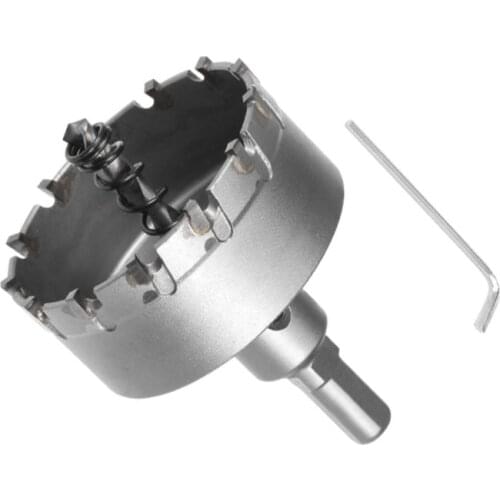 60mm Carbide Hole Cutter Drill Bit for Stainless Steel Alloy