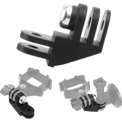 90 Degree Multi-Angle Direction Elbow Camera Shooting Tripod Adapter Connector for GOPRO 9 8 7 5 Gitup/AKASO EK7000 4K Action